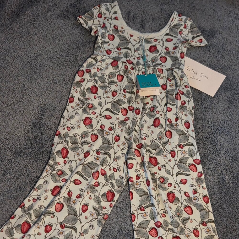Posh Peanut Strawberry Jumpsuit